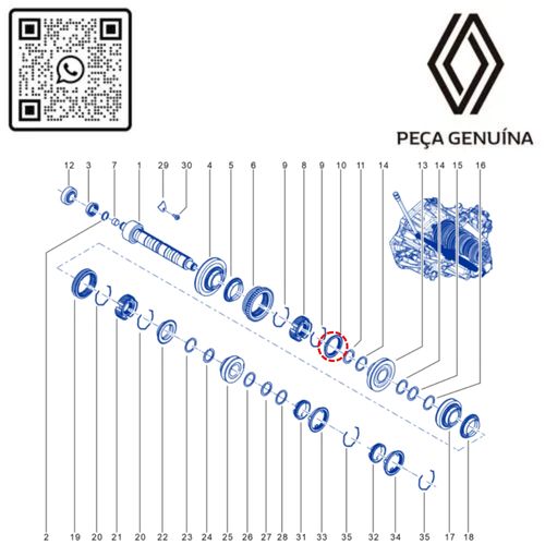 RN 52234R 326152234RANEL SINCRONIZADO 1§ MARCHA KWID - 4